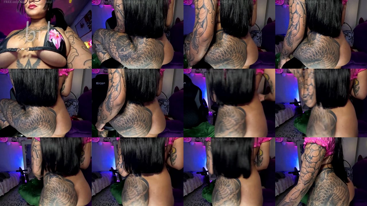 apurpletulip — Teasing, Tip menu, Playful brunette on BongaCams