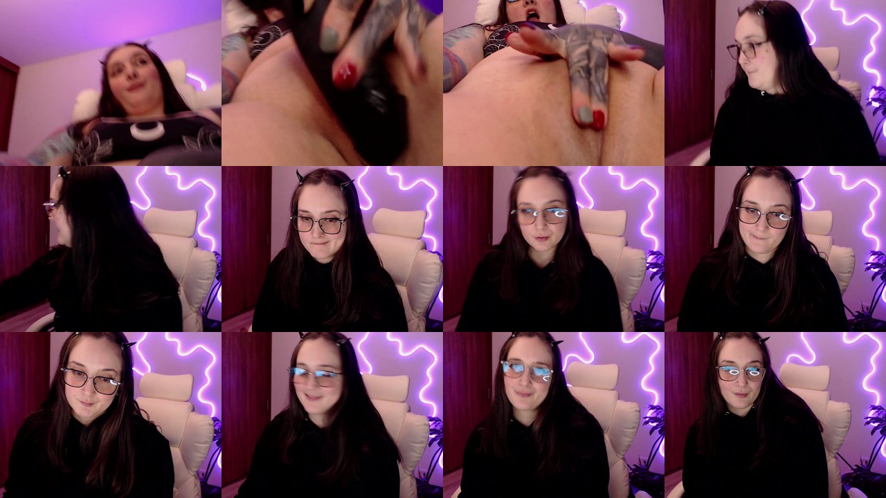 fallenag666 — Domi, Spit play on BongaCams