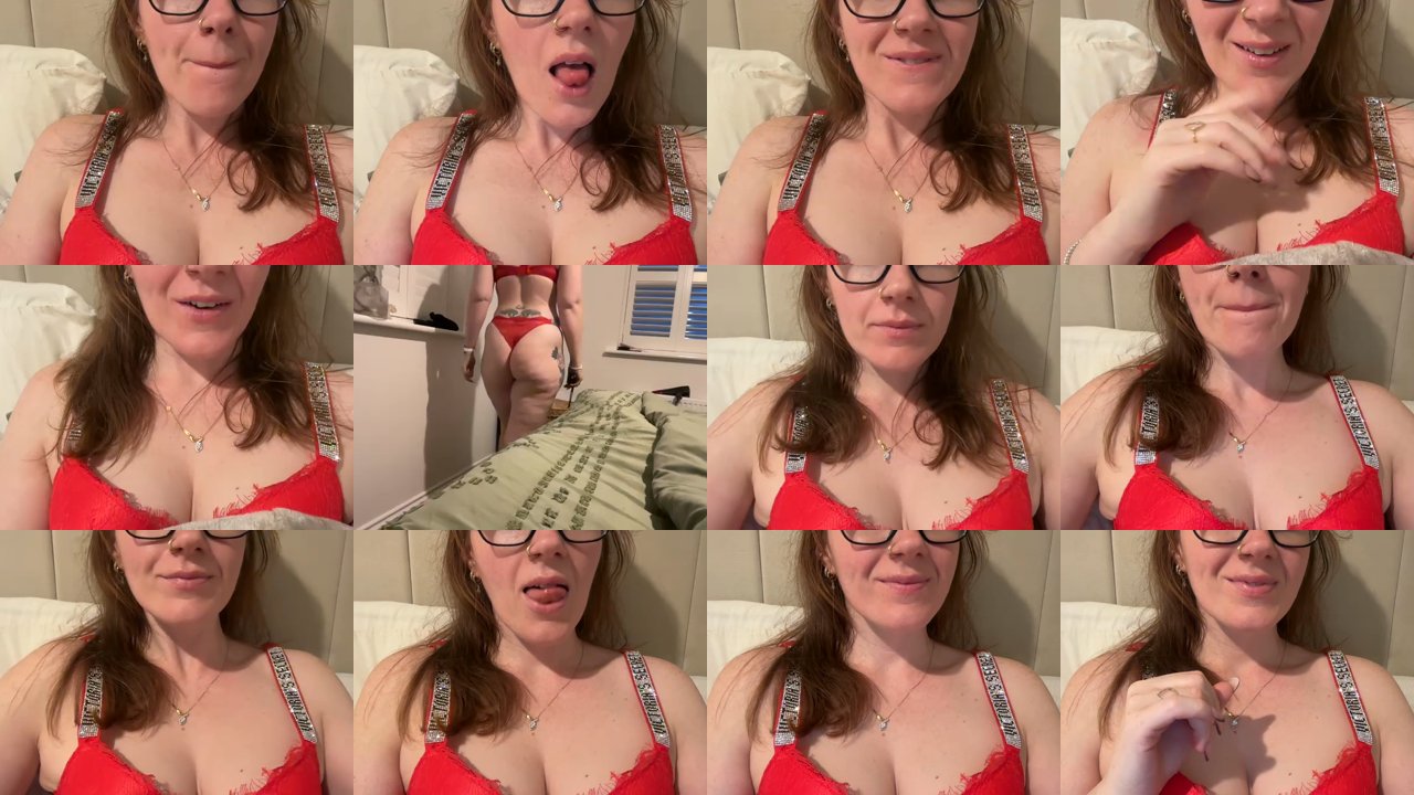 redheadrosie — British teacher, Treadmill workout, Thong twerk on BongaCams