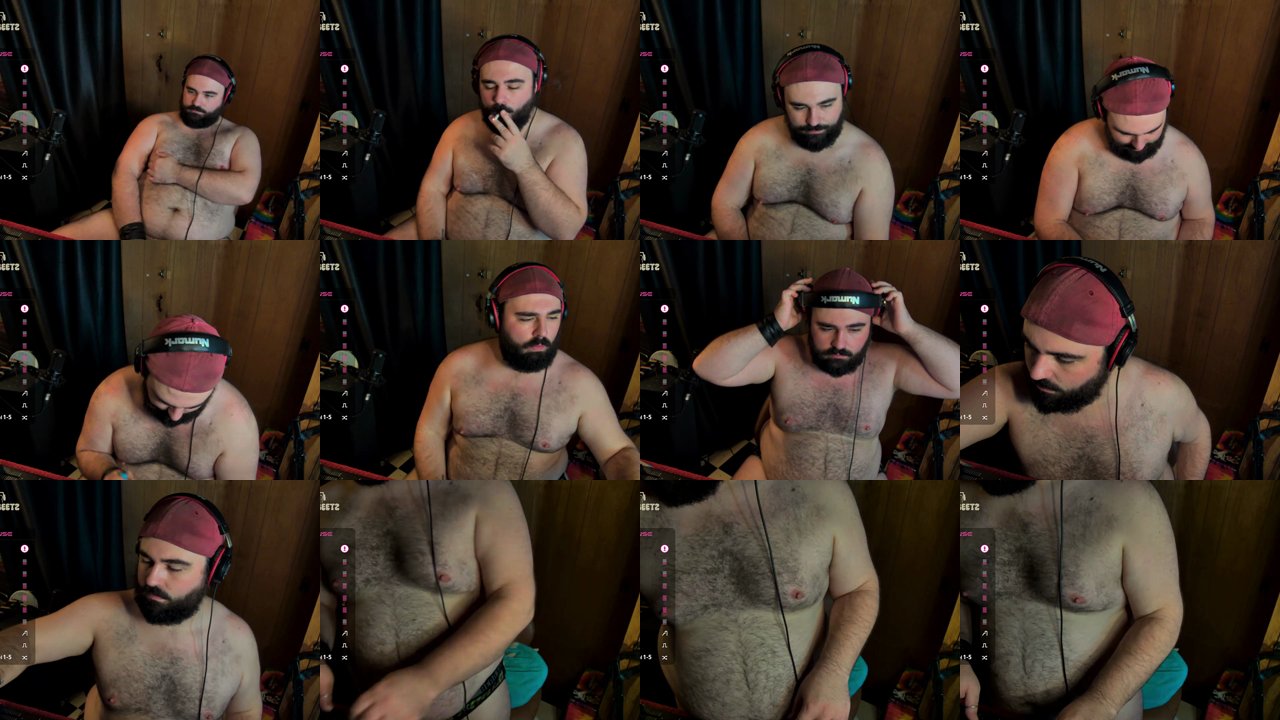 bearzbeetz — Gooning, Lovense edging, Chubby bear on Chaturbate
