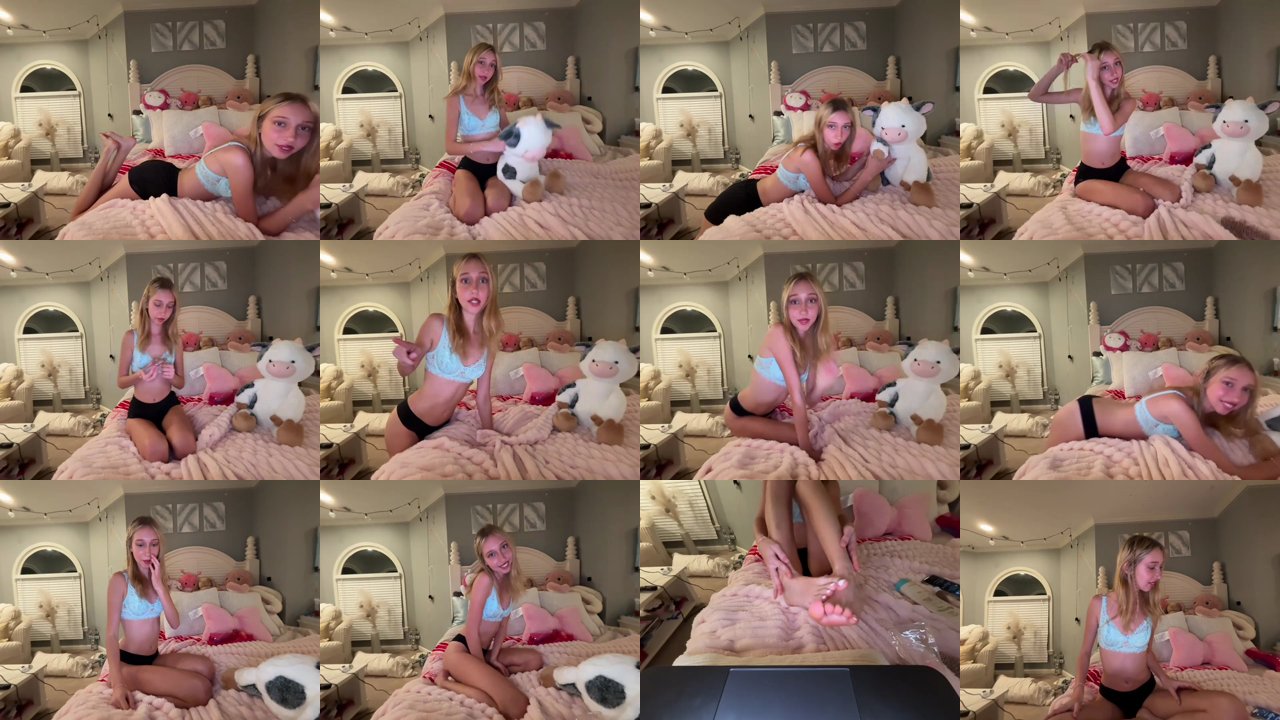 chloecollinz — Blonde, Feet, 18 year old on Chaturbate