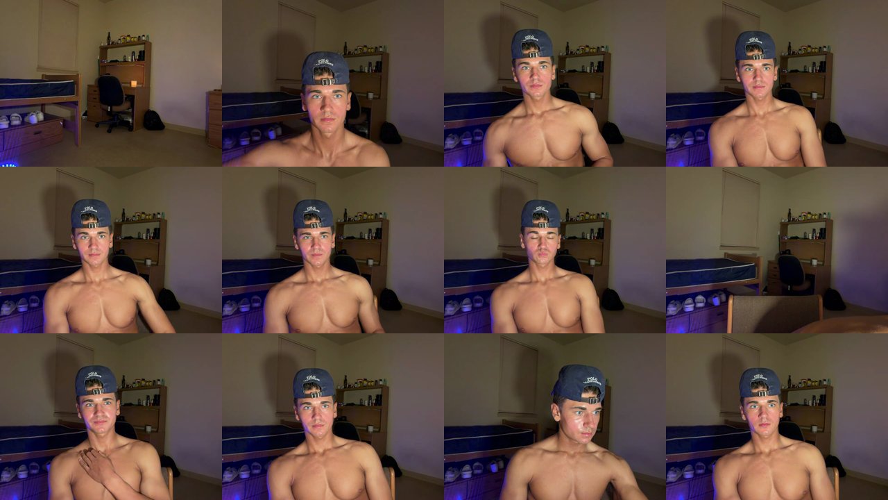 elijahkinky24 — 18 year old, Body tour, Muscle flex on Chaturbate