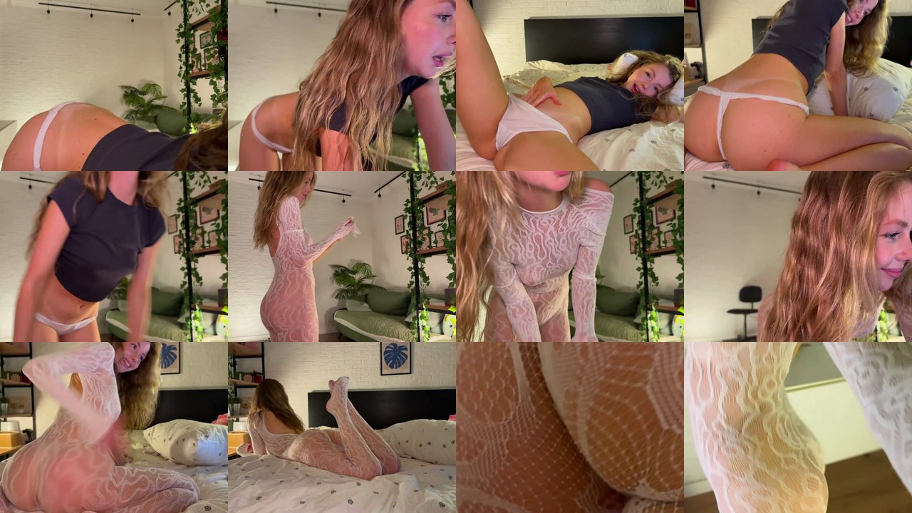 elli_harmon — Skinny blonde, Long nails, Sheer lace on Chaturbate