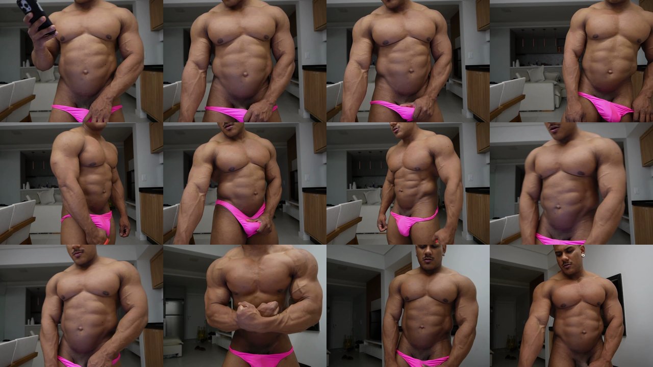 henrimusclee — Oiled body, Muscle worship, Muscle flexing on Chaturbate