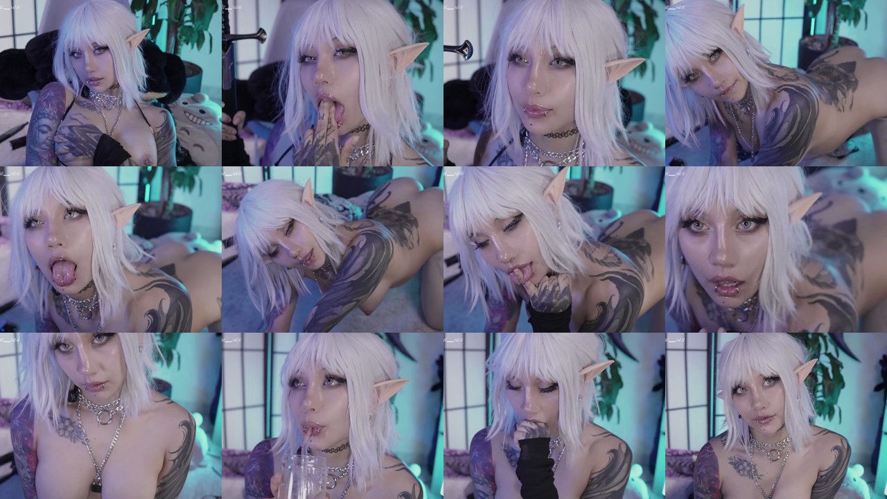 nekyra_san — Bigboobs, Cosplay, Split tongue on Chaturbate