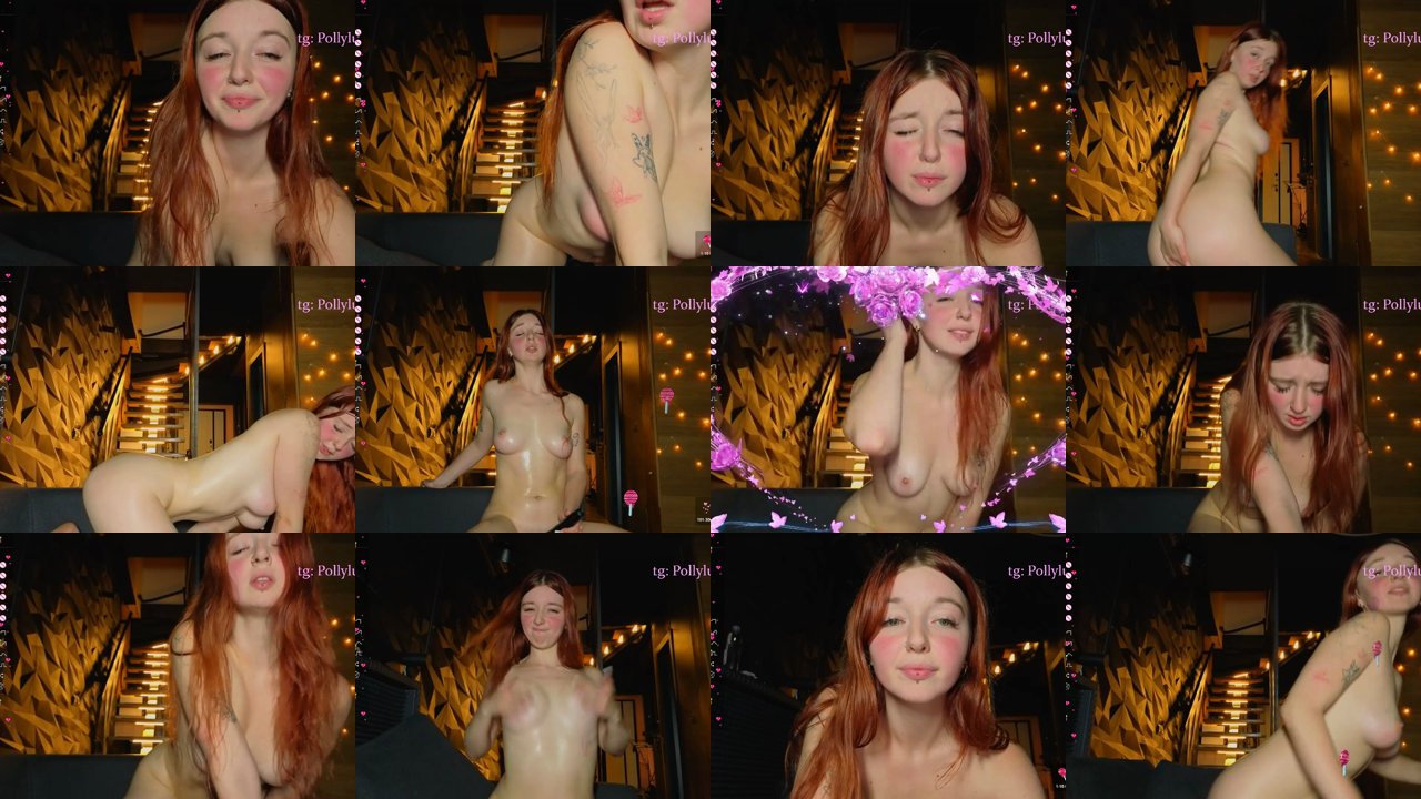 polly_luna — Skinny, Redhead, 18 on Chaturbate