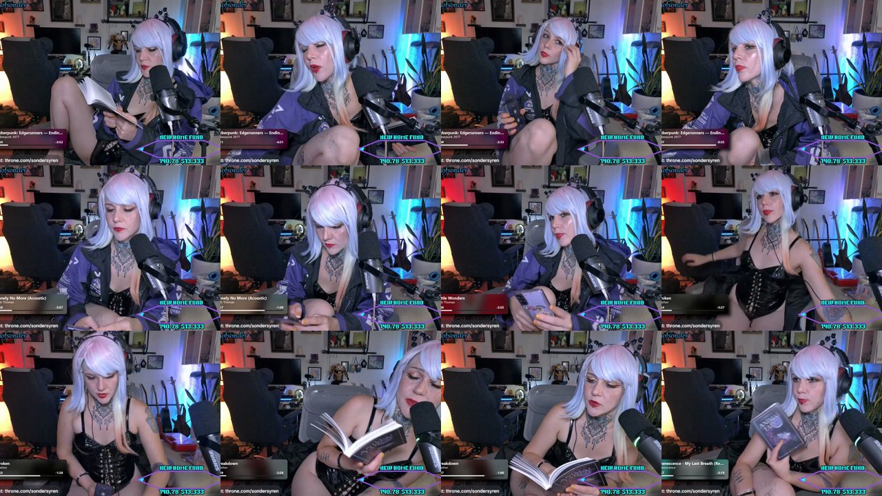 tricky_nymph — Curvy, Cosplay, Tattoos on Chaturbate