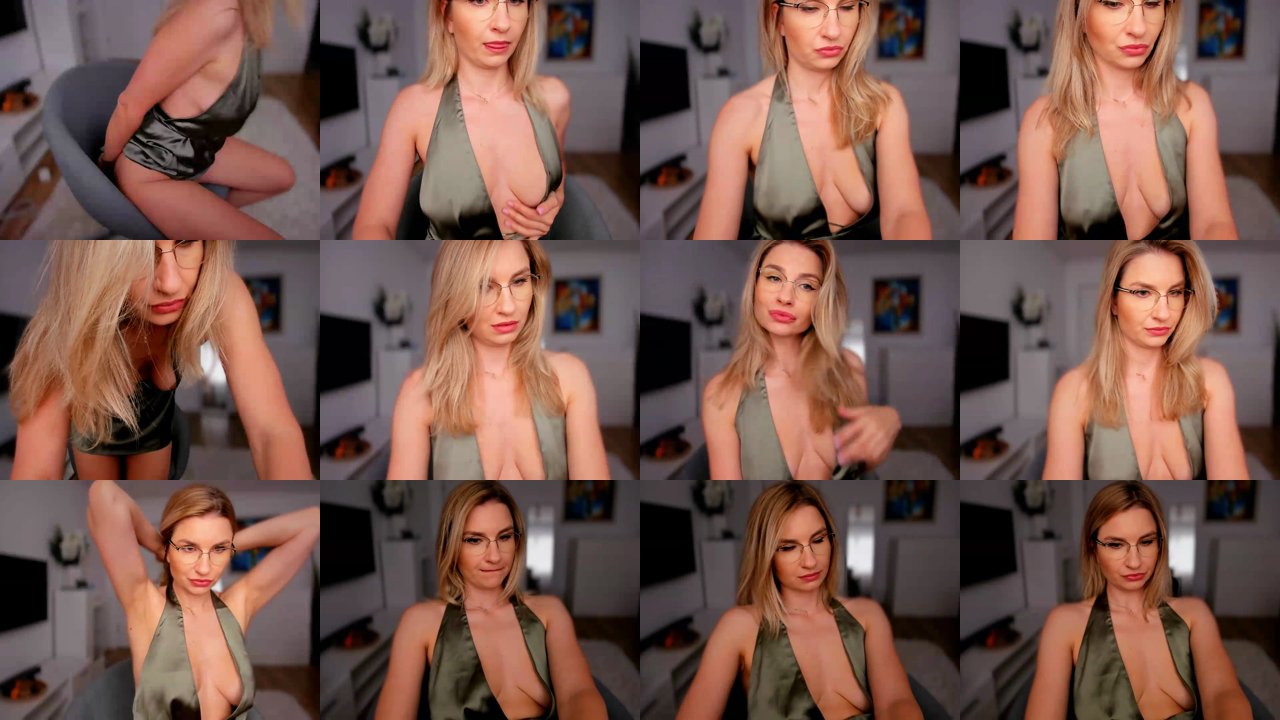 alymiss — Teasing, Goal show, Green dress on MyFreeCams