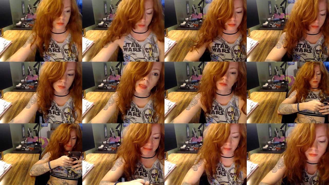 astraeasiren — Redhead, Sensual tease, Oil play on MyFreeCams