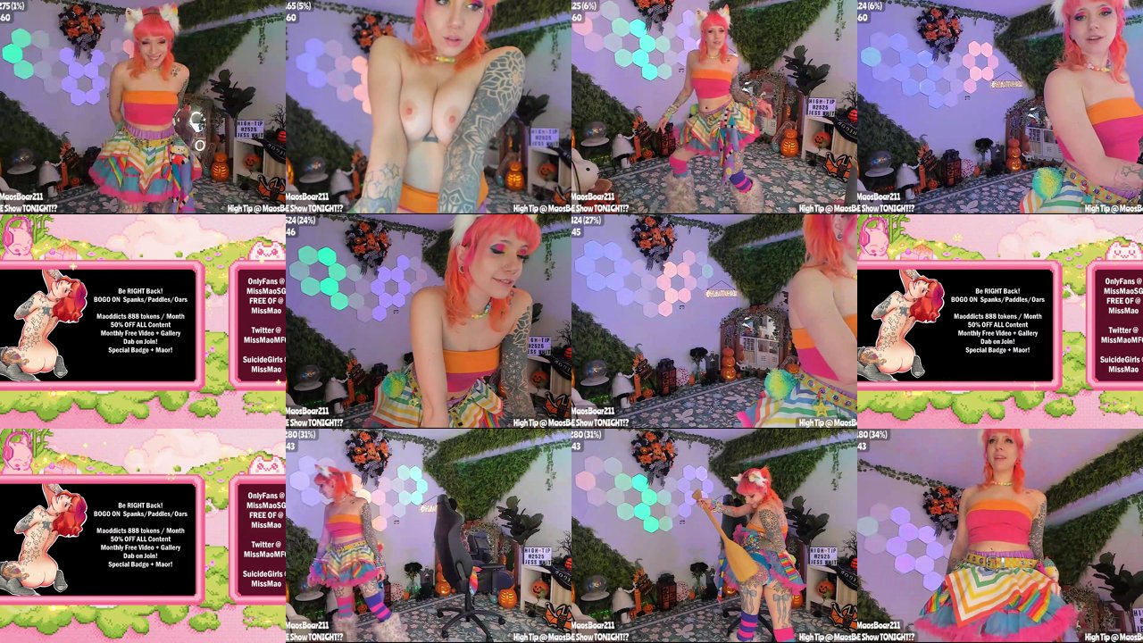 bdaymao — Tease, Sensual, Striptease on MyFreeCams