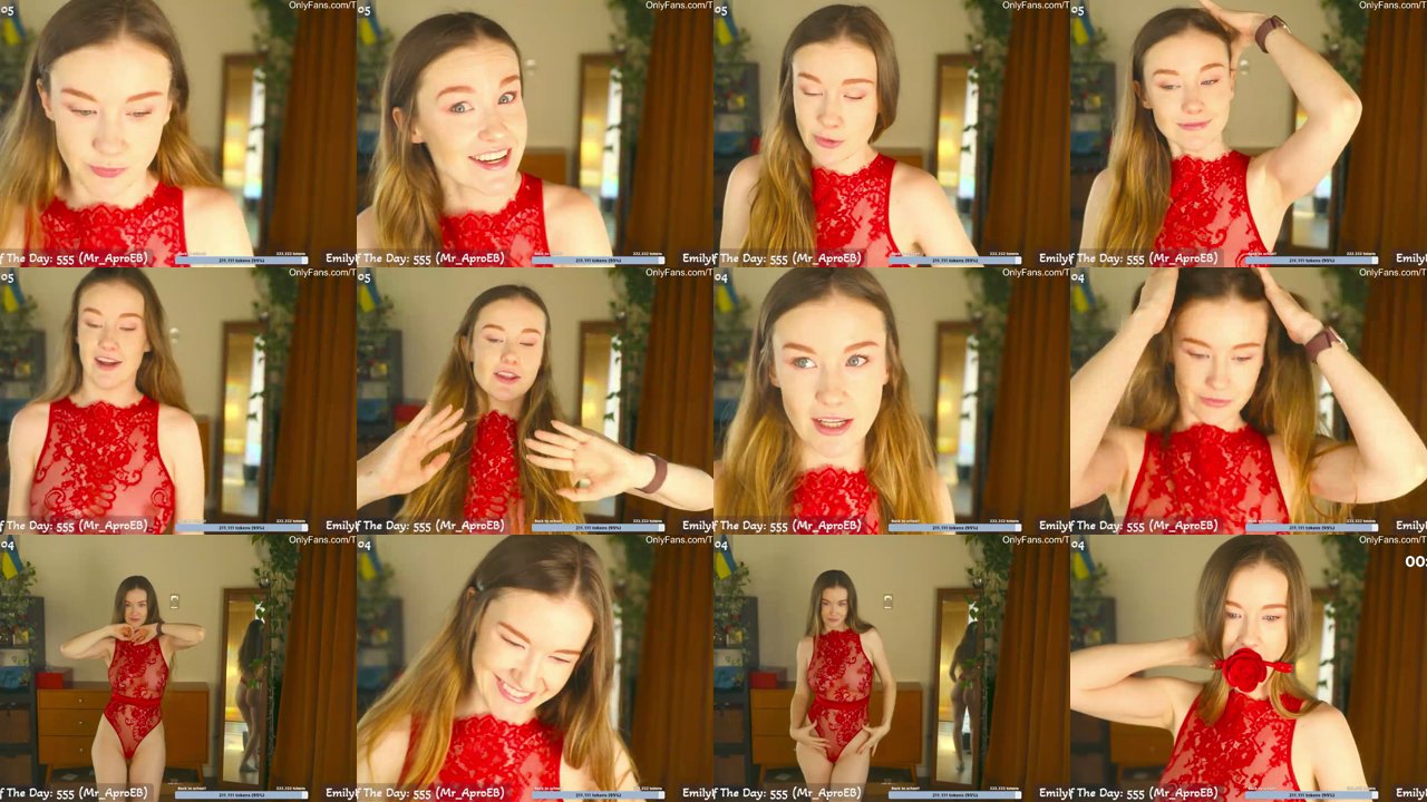 emilybloom — Angry strip, Point deduction, Classroom rant on MyFreeCams