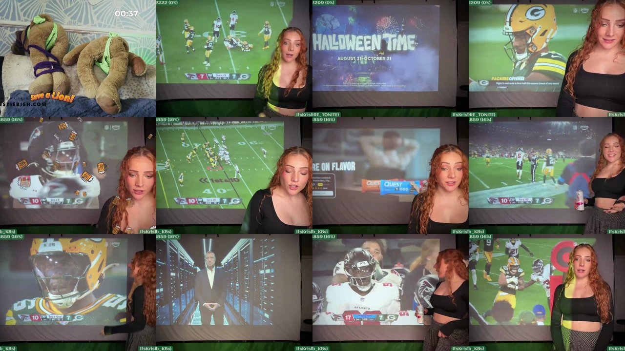 kristiebish — Pasties, Rank month, Football game on MyFreeCams