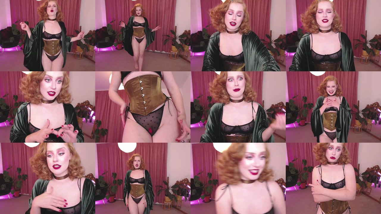 lunaroux — Redhead, Sensual tease, Intimate solo on MyFreeCams