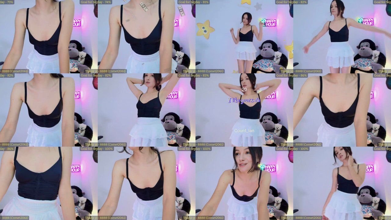melegance — Flirty tease, Rainy day, Short skirt on MyFreeCams