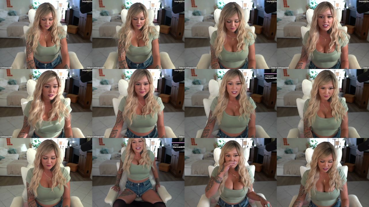 mermaidmiley — Sensual tease, Solo female, Oil play on MyFreeCams