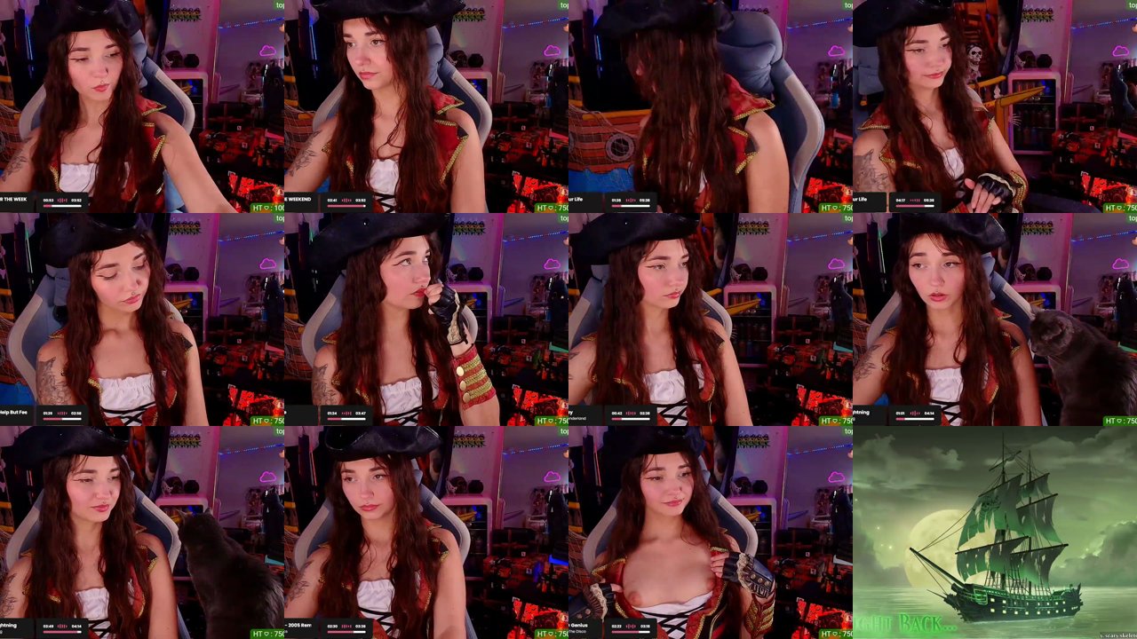 nym_x — Big ass, Token goal, Ass shake on MyFreeCams