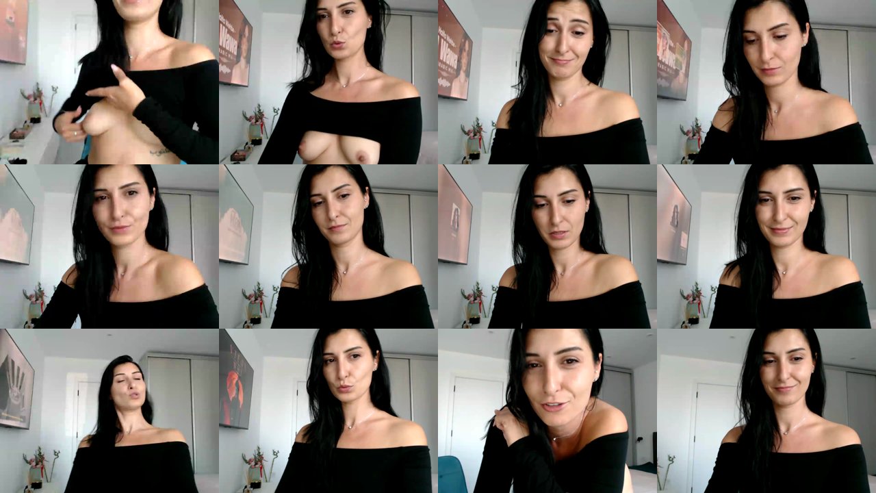 reyinna — Sensual tease, Oil show, Curvy brunette on MyFreeCams